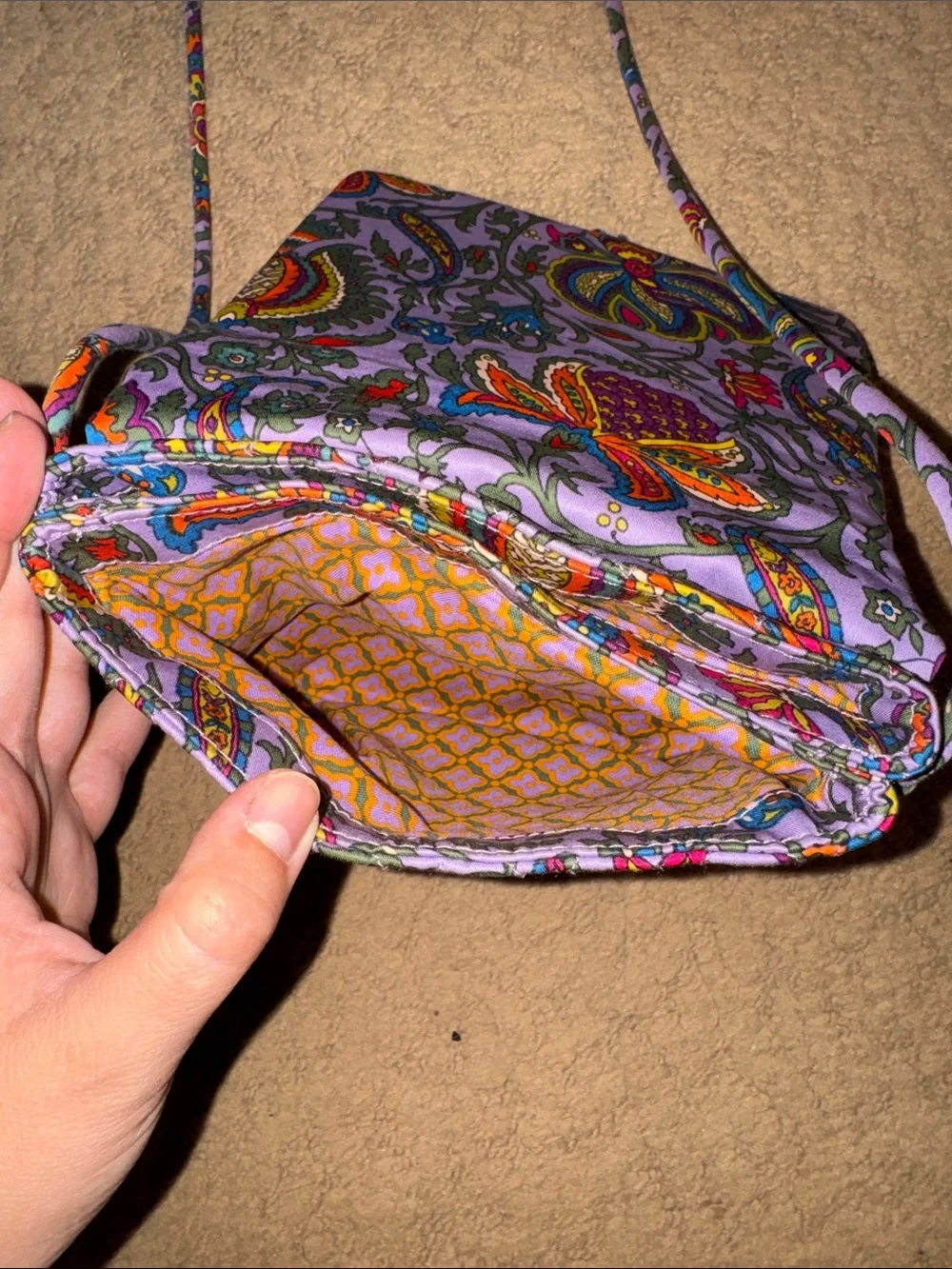 Vera Bradley purple floral